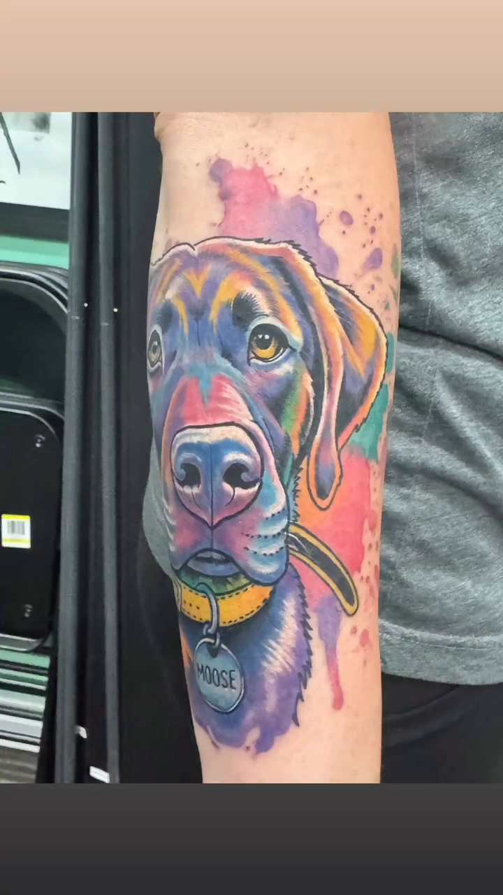 Tattoo by @kinghell73 — realism, watercolor