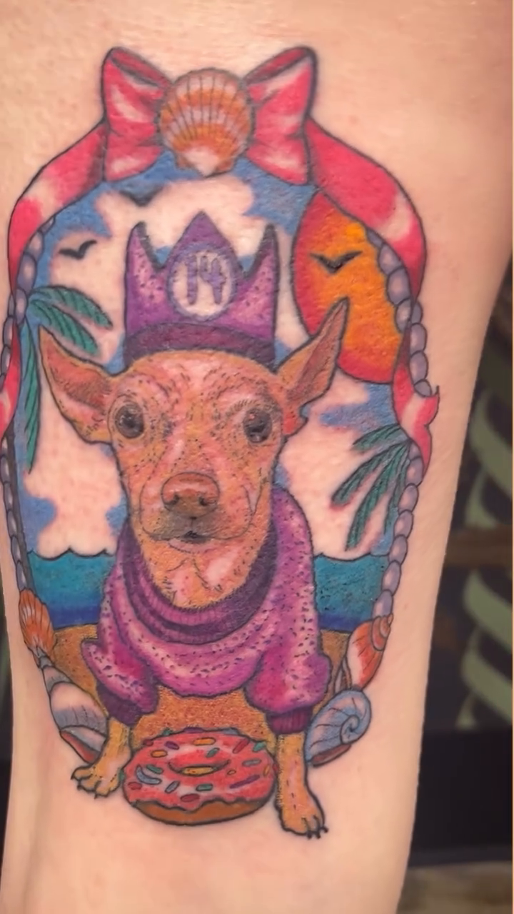 Tattoo by @the_slim_reaper_tattoo — illustrative, new_school