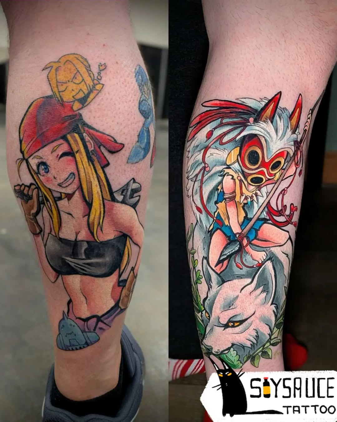 Tattoo by @soysaucetattoo β anime