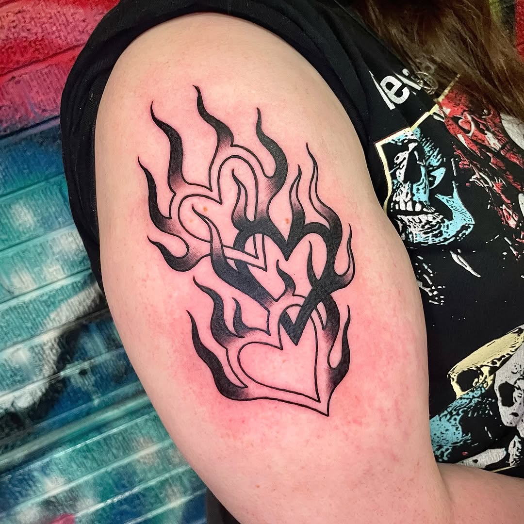 Tattoo by @fish.af β blackwork, chicano