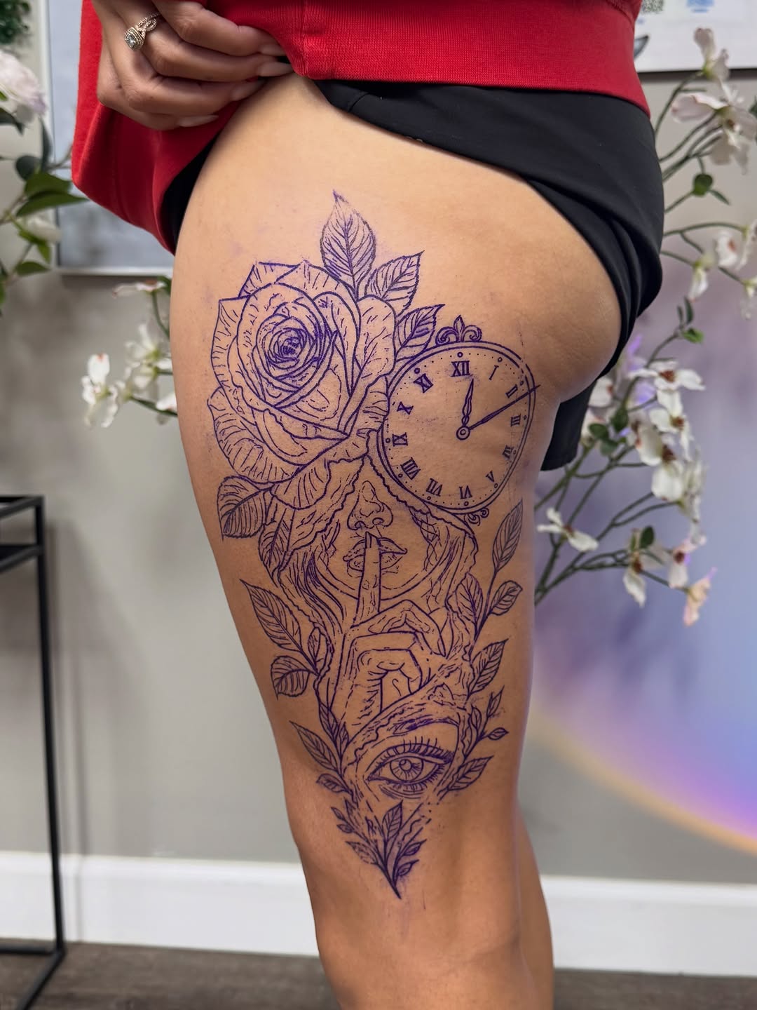 Tattoo by @inkbyhann β illustrative, black_and_grey