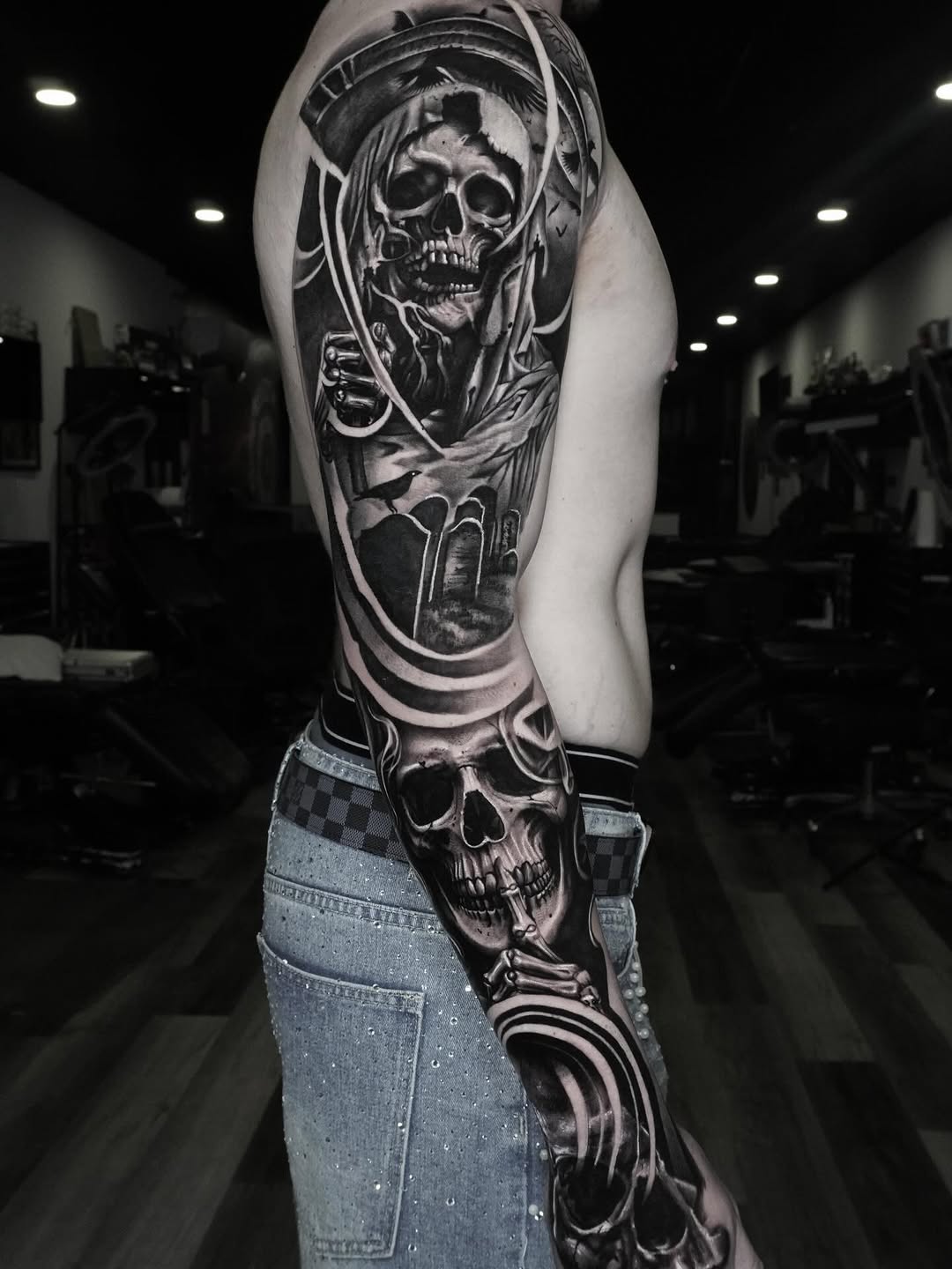 Tattoo by @pachink_ — realism, black_and_grey