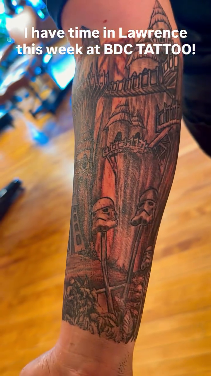 Tattoo by @steven_wayne_tattoos — black_and_grey