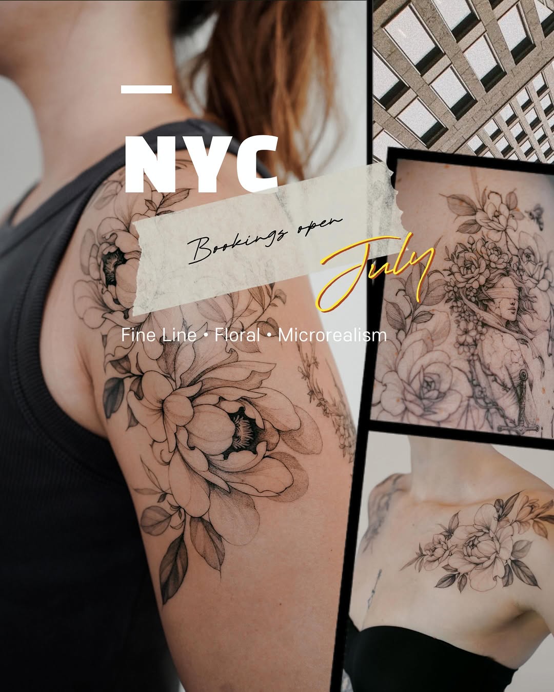 Tattoo by @yeonji_heart โ fine_line, illustrative