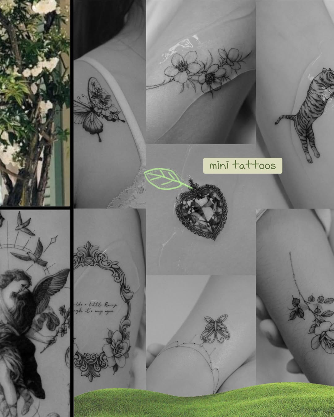 Tattoo by @yeonji_heart โ fine_line, illustrative