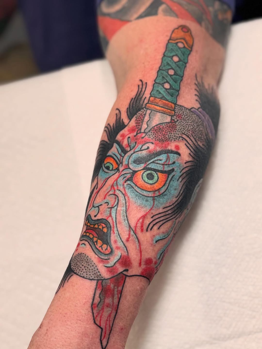 Tattoo by @cole_pittman — japanese_irezumi, illustrative