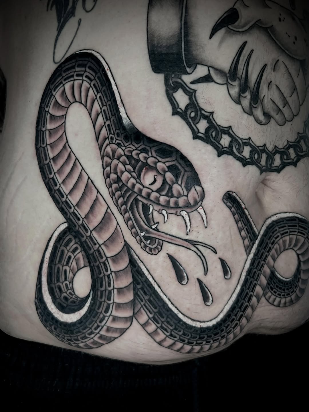 Tattoo by @yur.da.sells.blackwork — american_traditional, black_and_grey