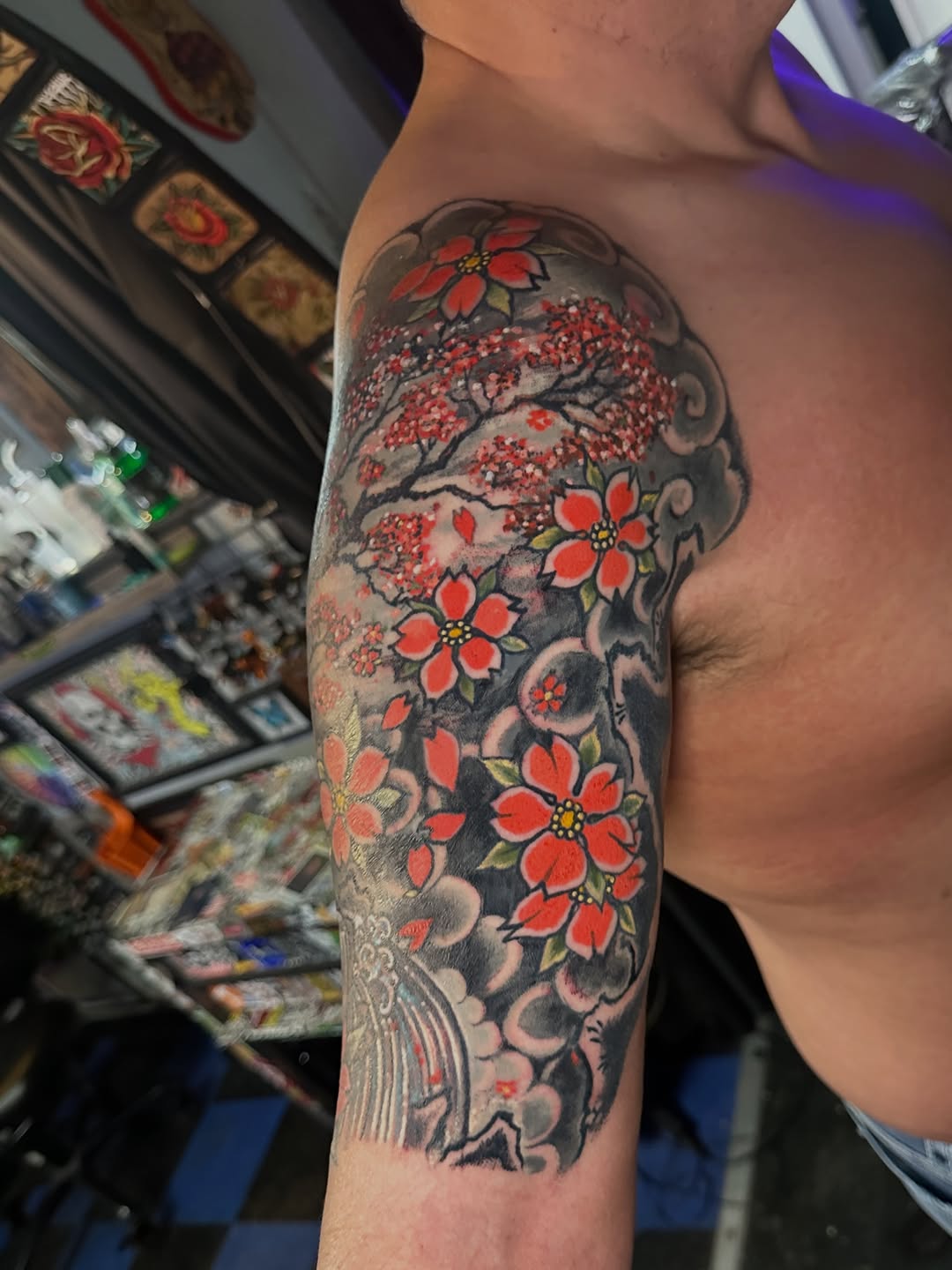Tattoo by @mattryantattooer — japanese_irezumi, black_and_grey