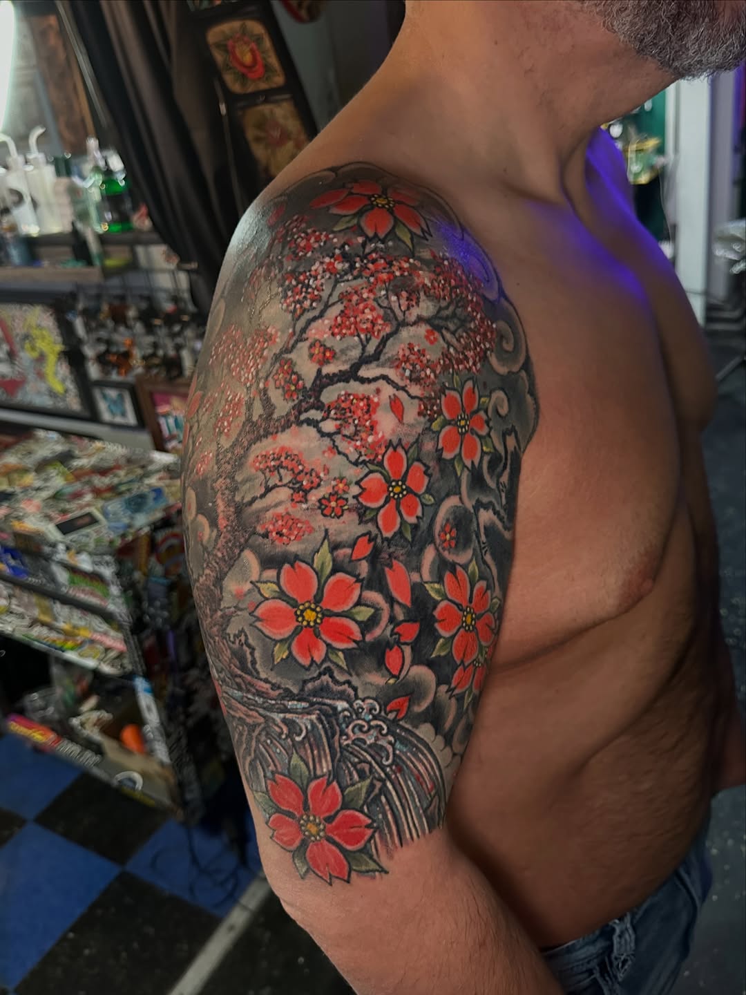 Tattoo by @mattryantattooer — japanese_irezumi, black_and_grey