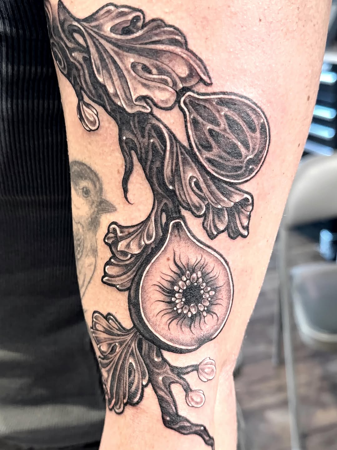 Tattoo by @heathersyvilla — black_and_grey, realism
