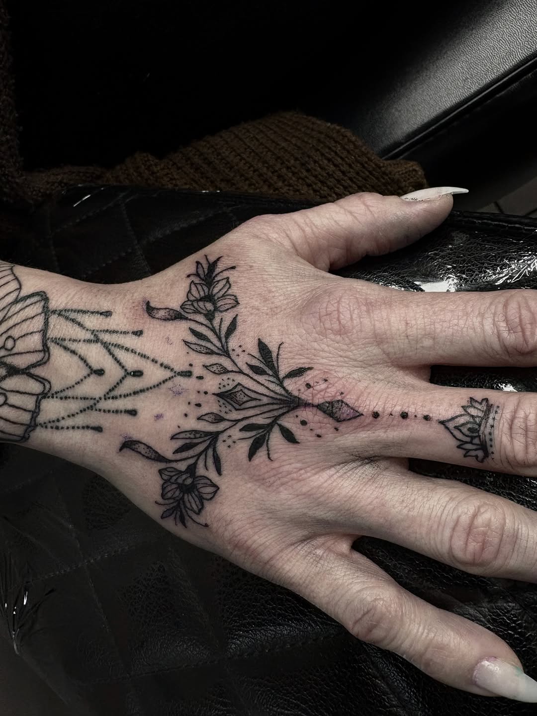 Tattoo by @oledanink โ fine_line, ornamental