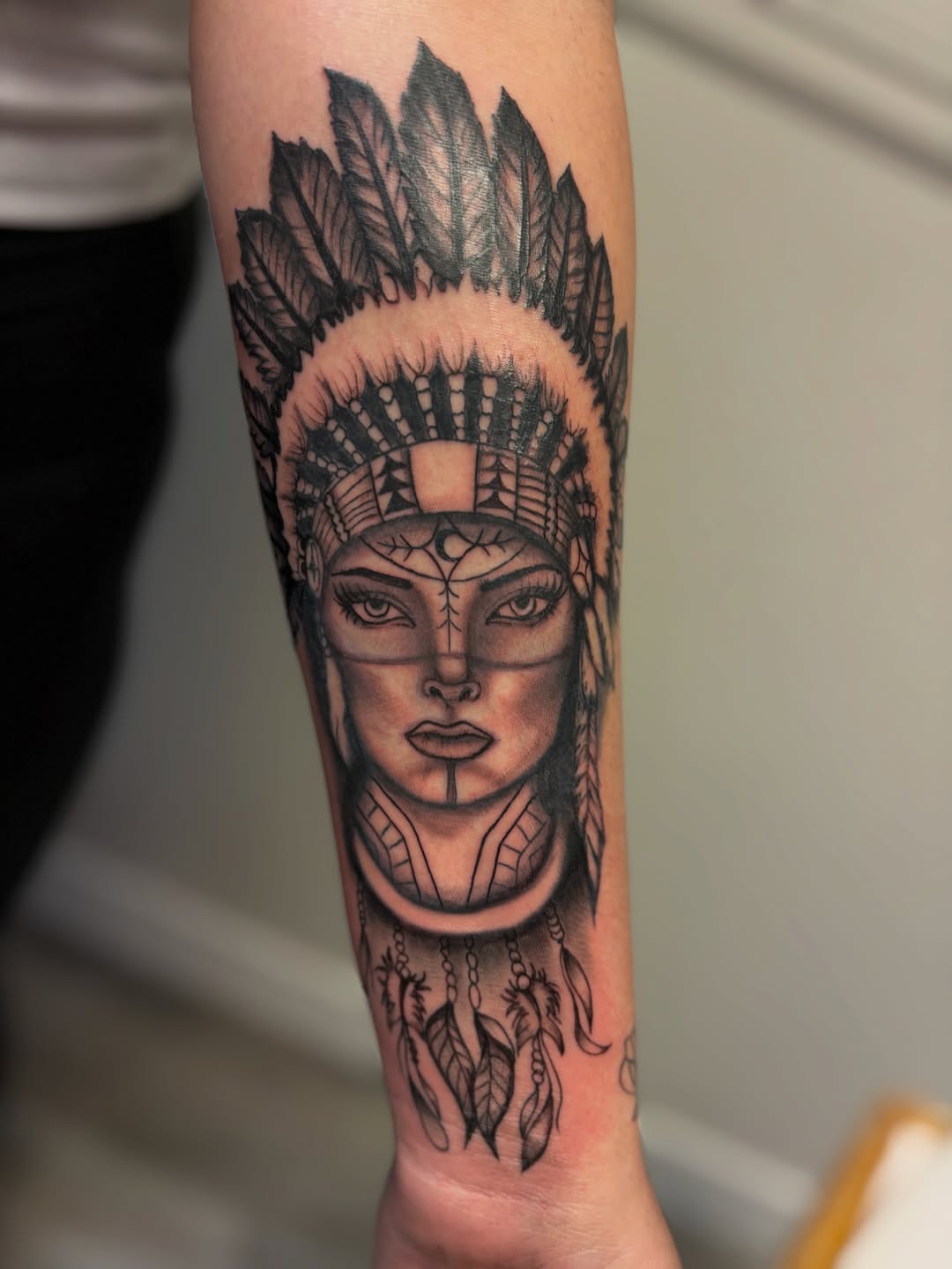 Tattoo by @oledanink โ realism, black_and_grey