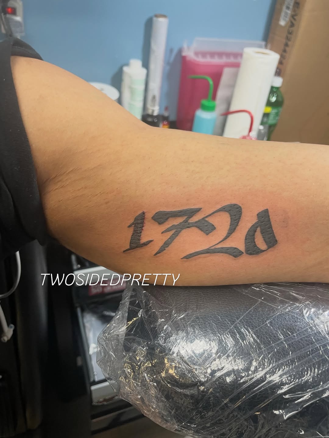 Tattoo by @twosidedpretty โ lettering_script