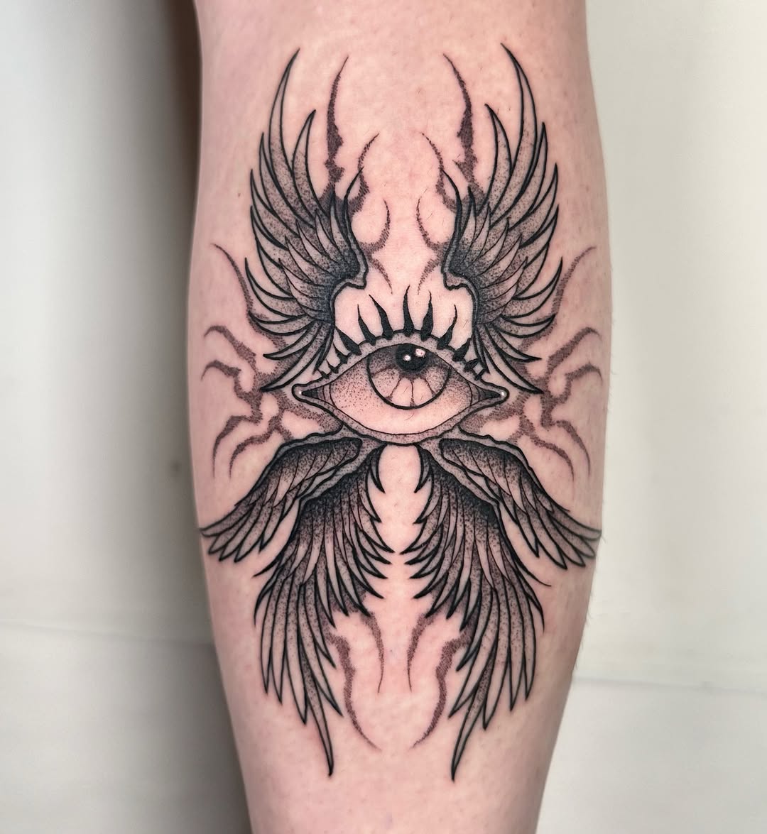 Tattoo by @brookxyn โ blackwork, illustrative