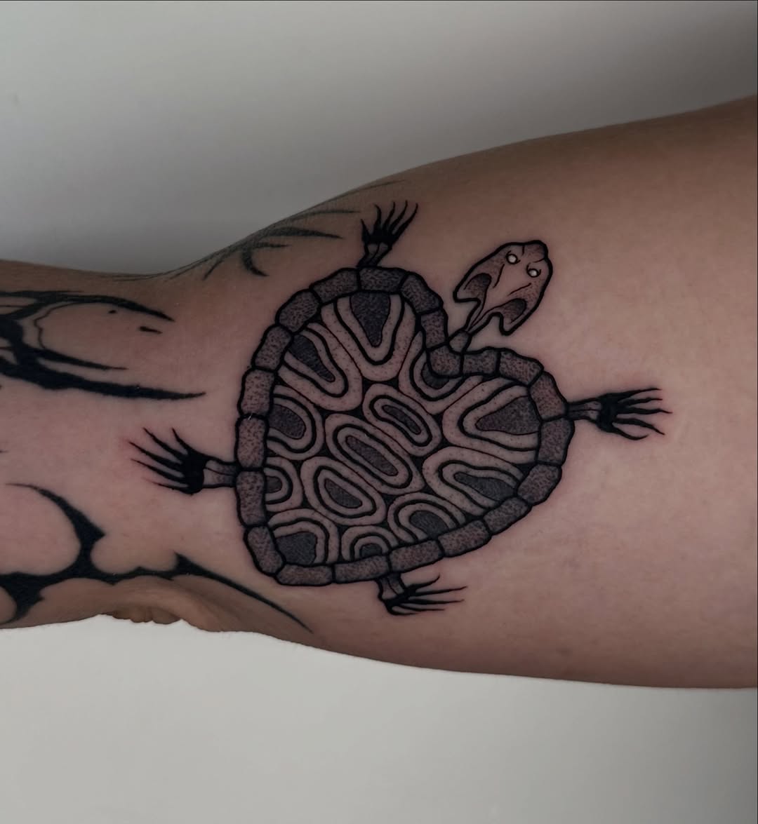 Tattoo by @brookxyn — dotwork