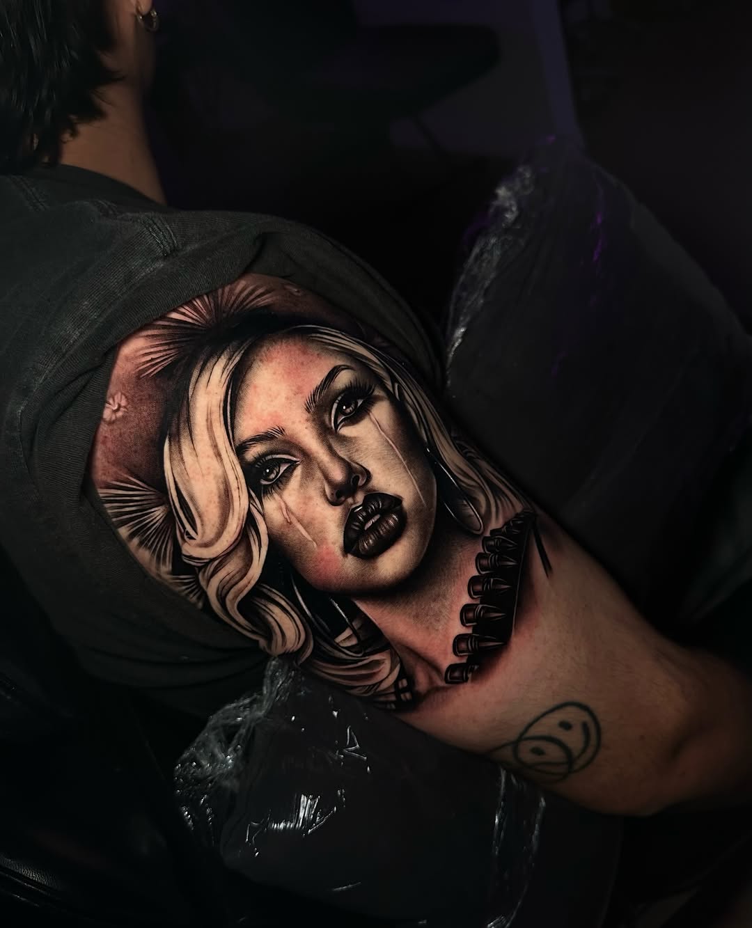 Tattoo by @inkedbydoll — realism, black_and_grey