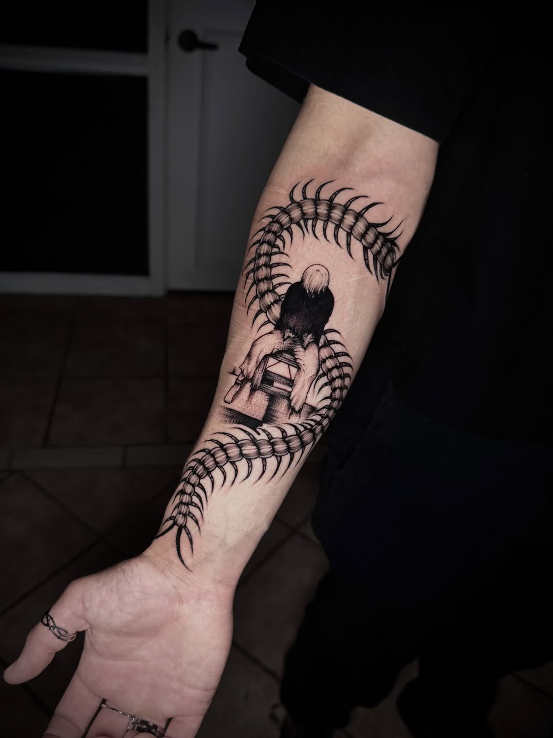 Tattoo by @inkedbydaisy β blackwork, illustrative