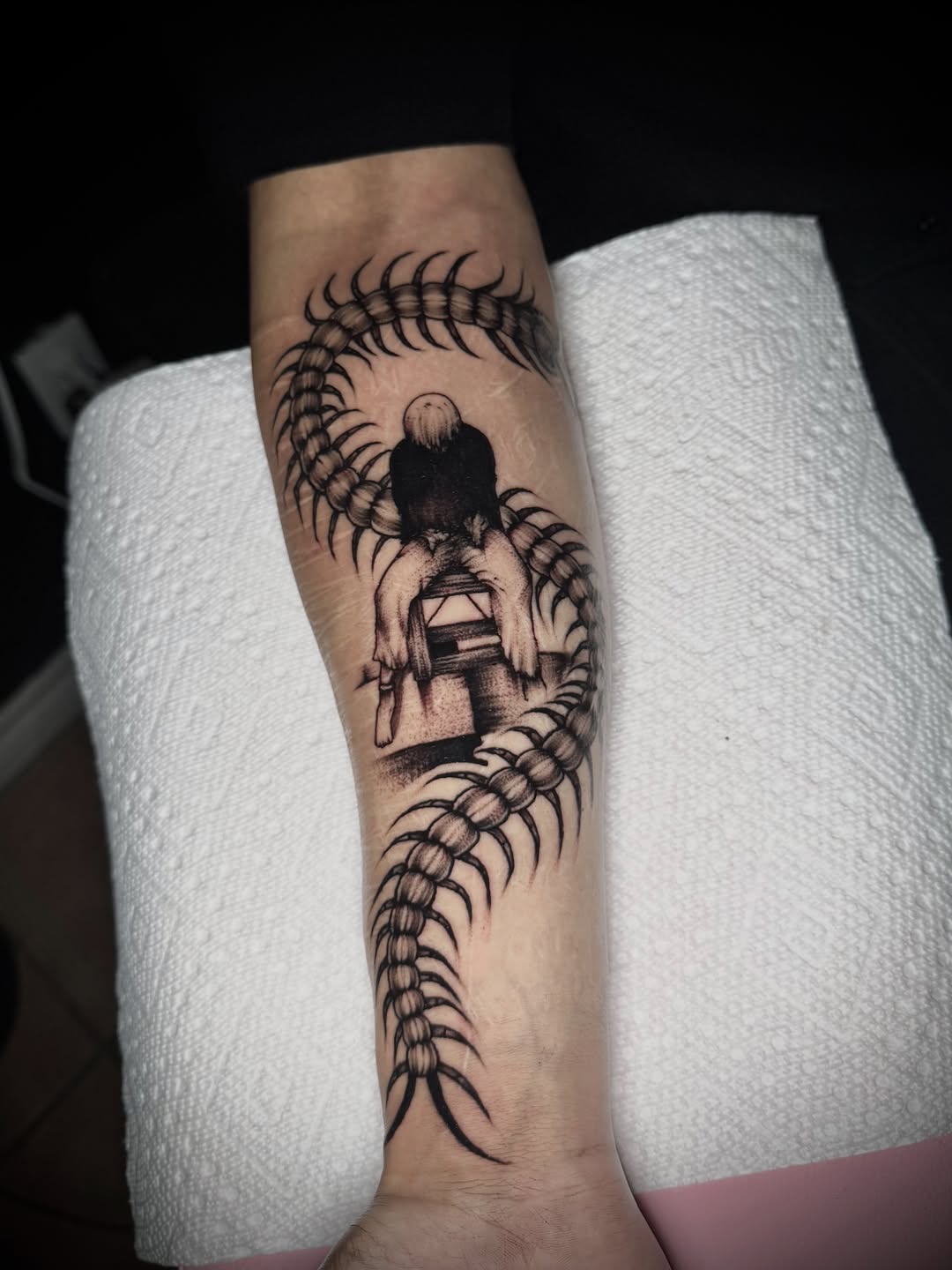 Tattoo by @inkedbydaisy β blackwork, illustrative