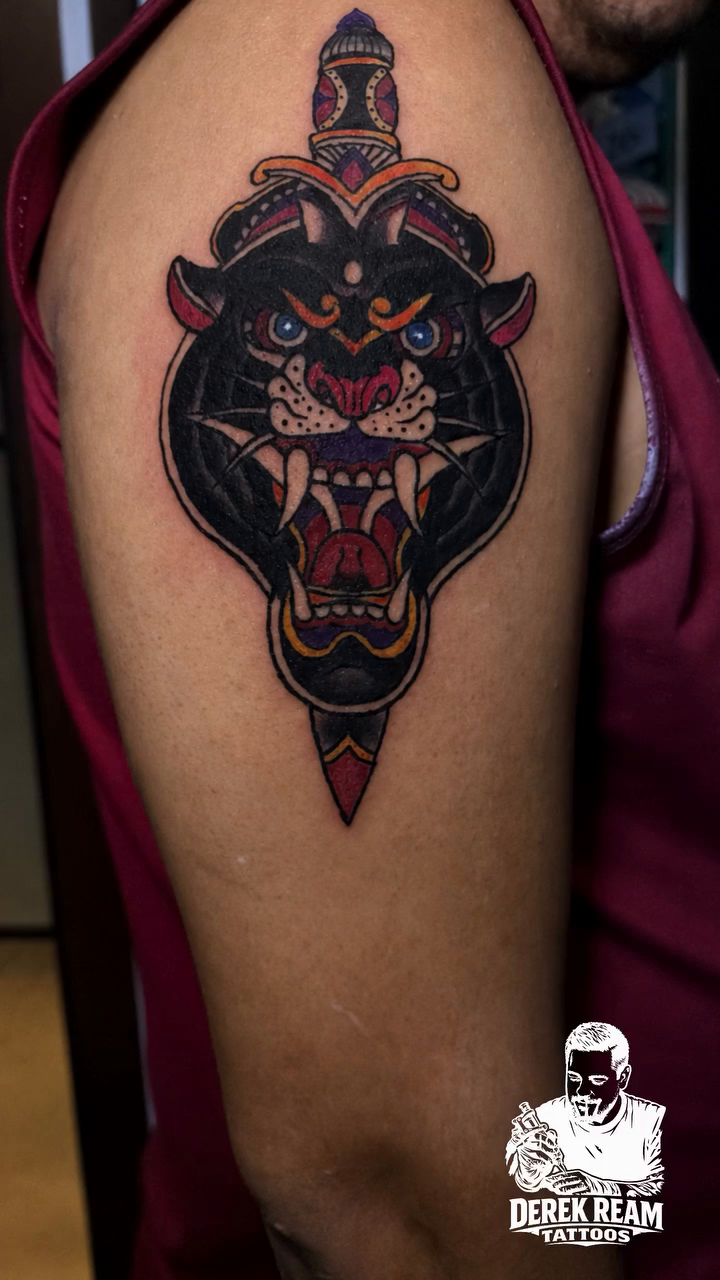 Tattoo by @derekream.tattoos — american_traditional, illustrative