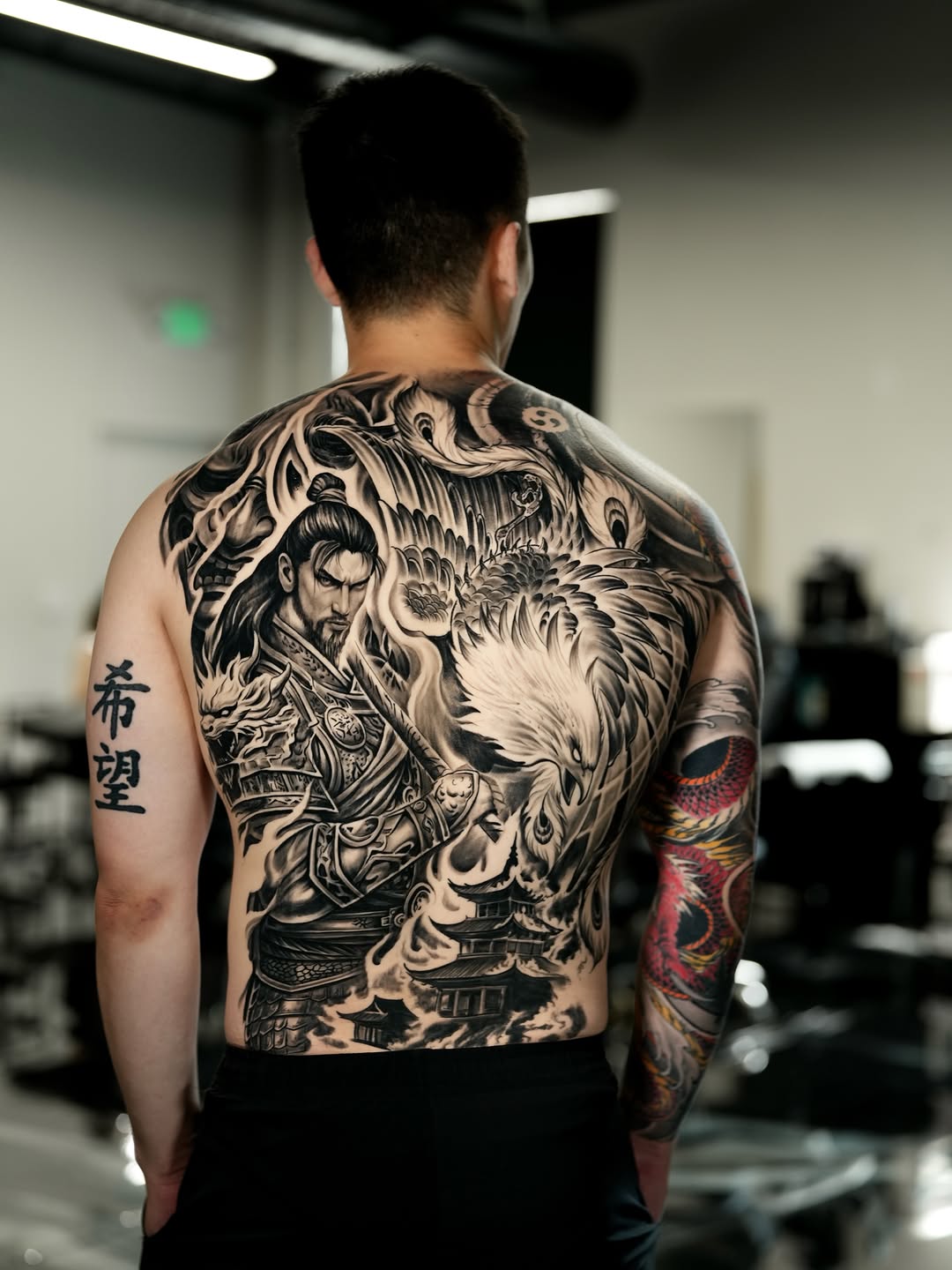 Tattoo by @loi.tattoosj — japanese_irezumi, black_and_grey
