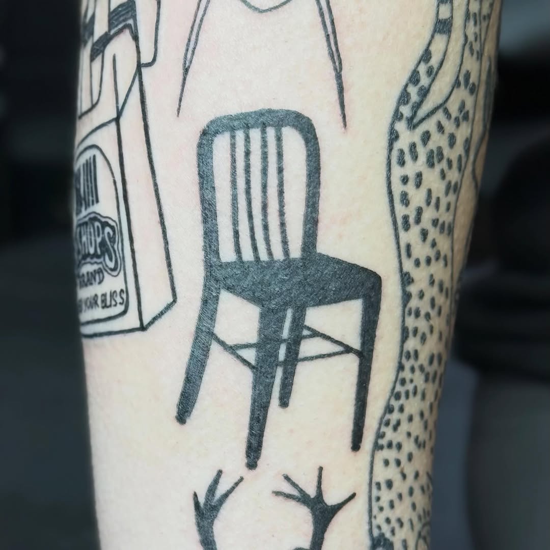 Tattoo by @tattoosbynic03 โ blackwork