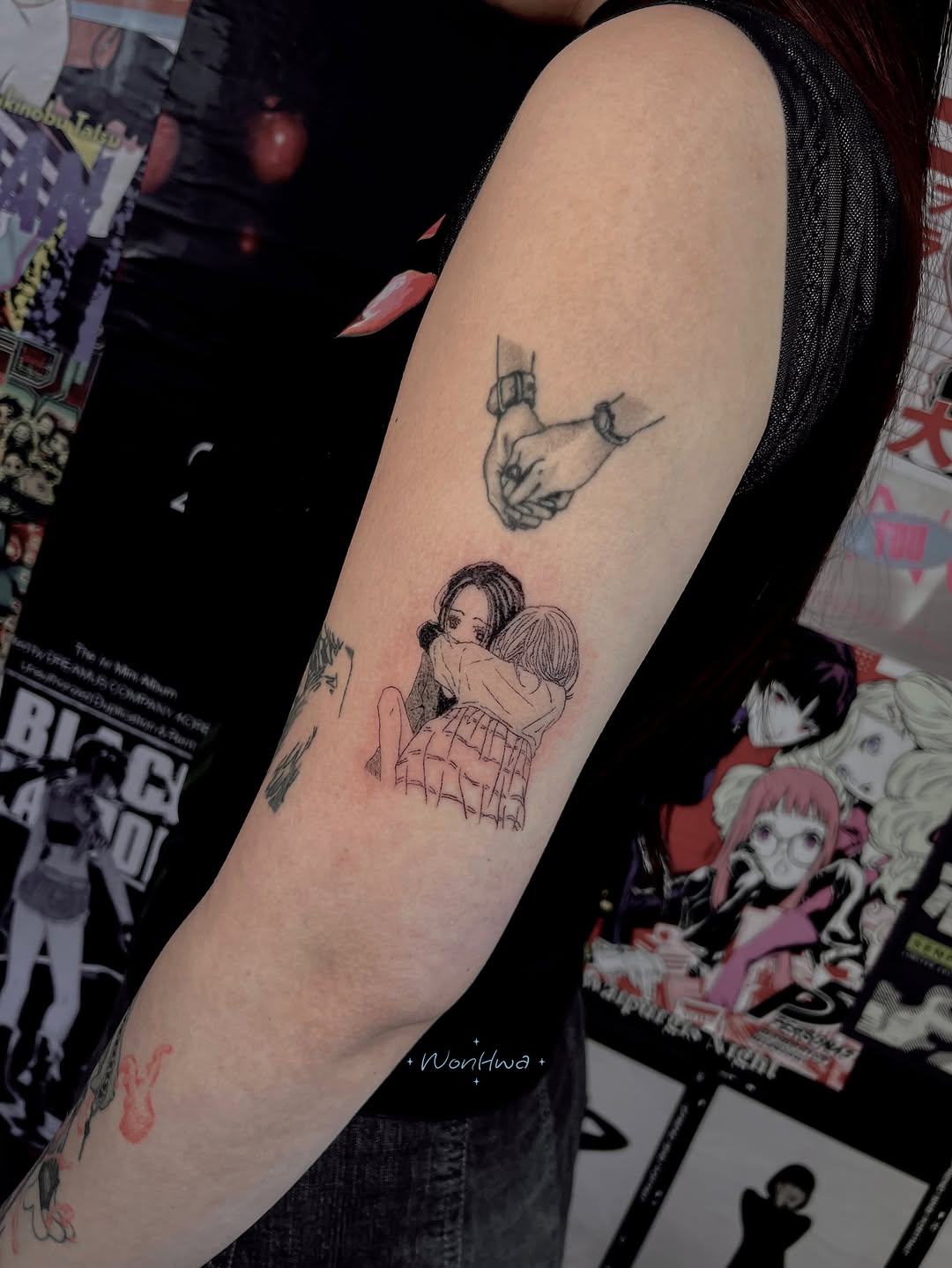 Tattoo by @wonhwa.pokes β fine_line, illustrative