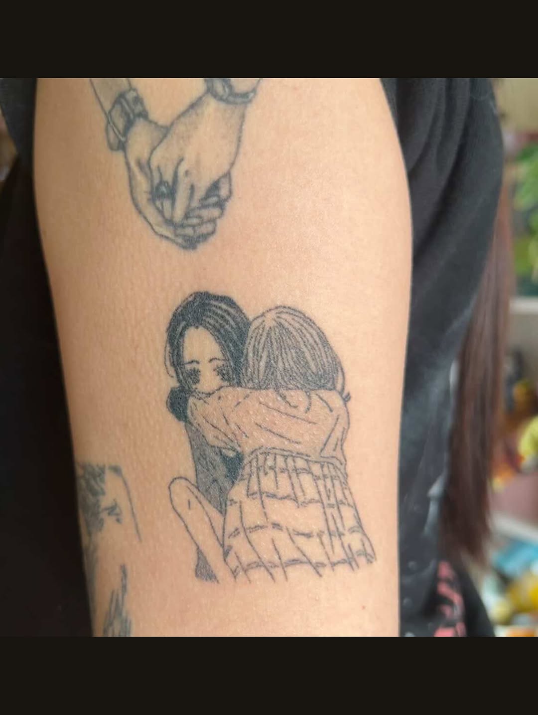 Tattoo by @wonhwa.pokes β anime, fine_line