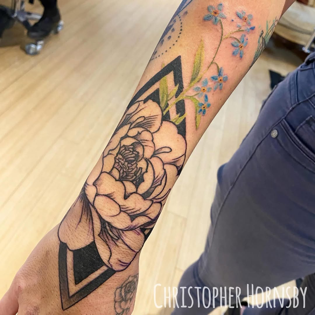 Tattoo by @christopherhornsbytattoos — black_and_grey