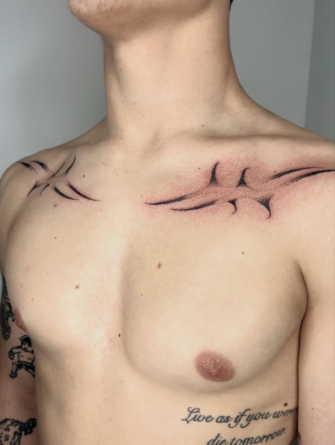 Tattoo by @geisha_ocelotl — geometric, illustrative