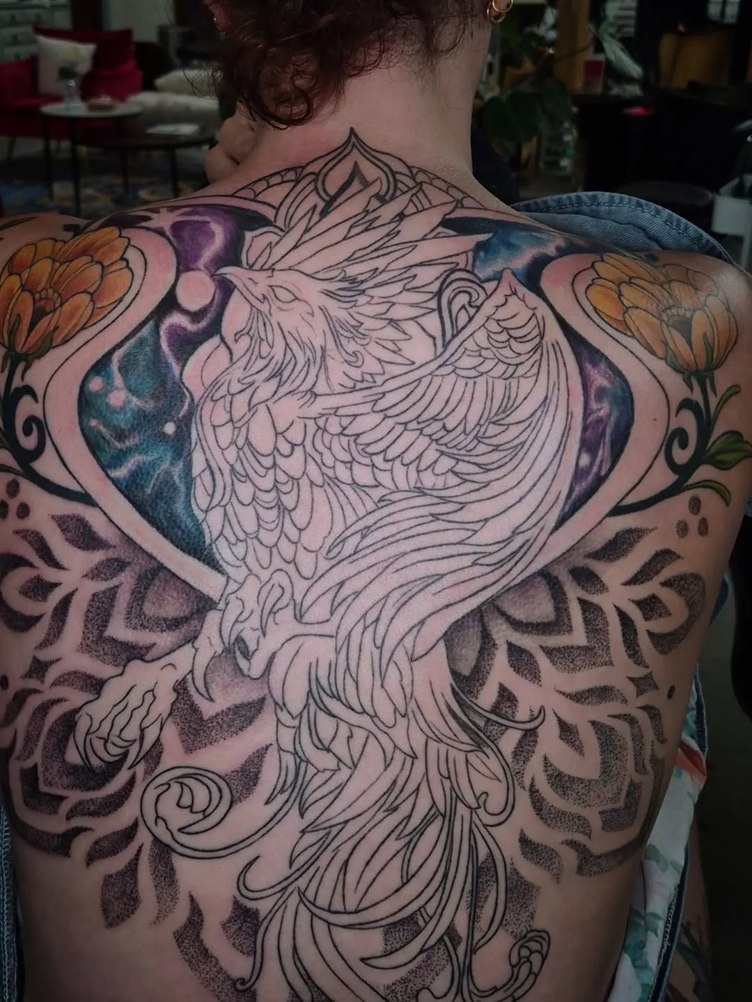 Tattoo by @_lydiathetattoolady — dotwork