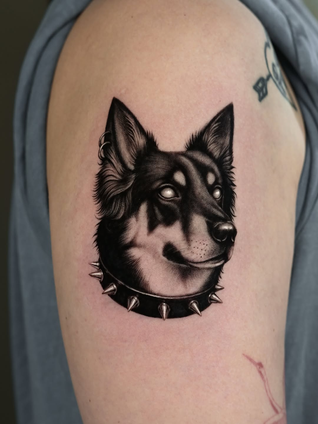 Tattoo by @hibakhantattoos — realism, black_and_grey