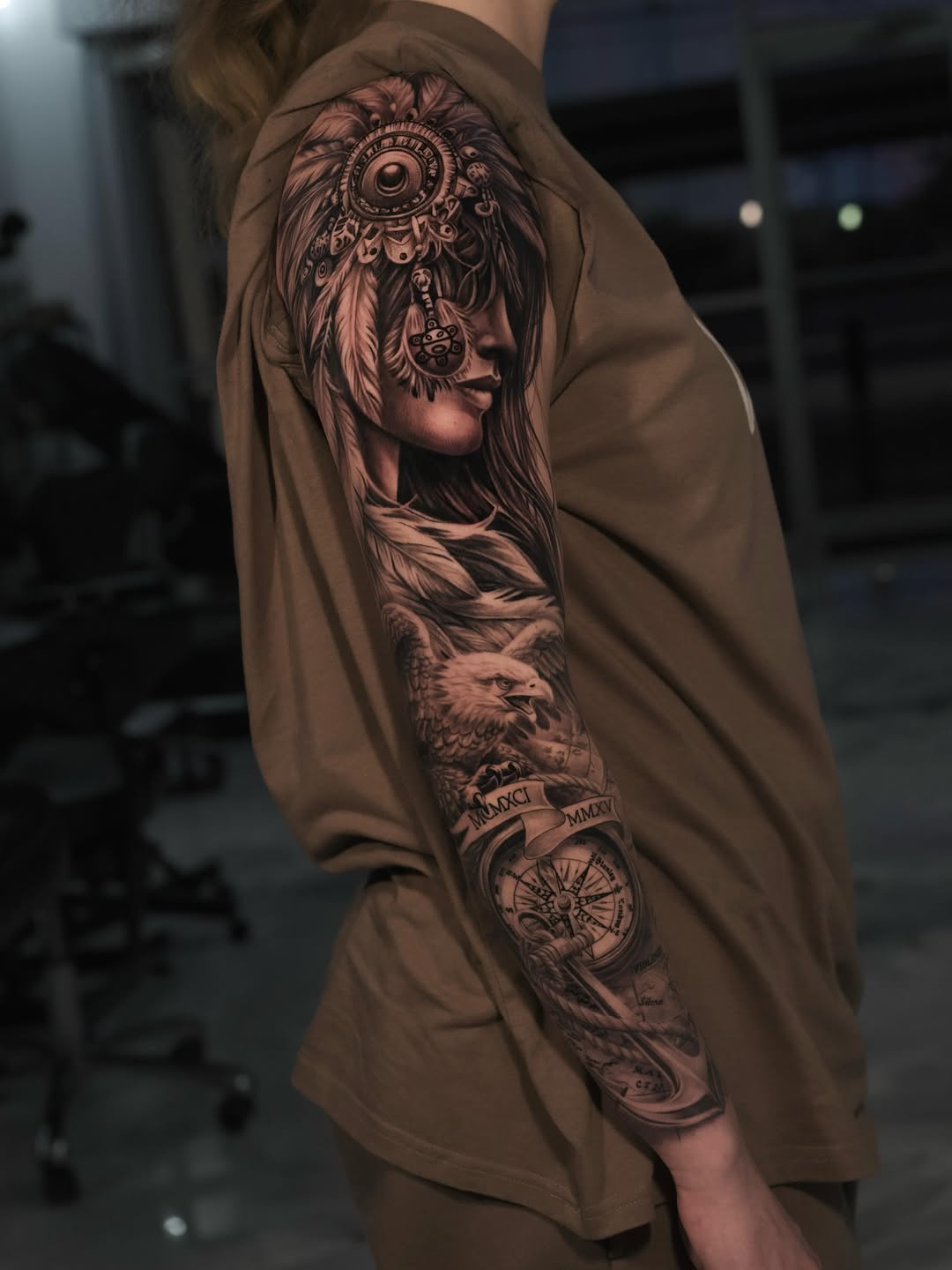 Tattoo by @reyolivarestattoos โ realism, black_and_grey