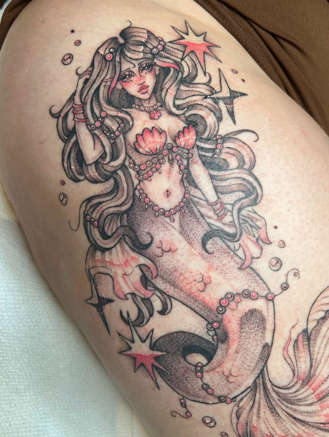 Tattoo by @toothfairytats — neo_traditional, dotwork