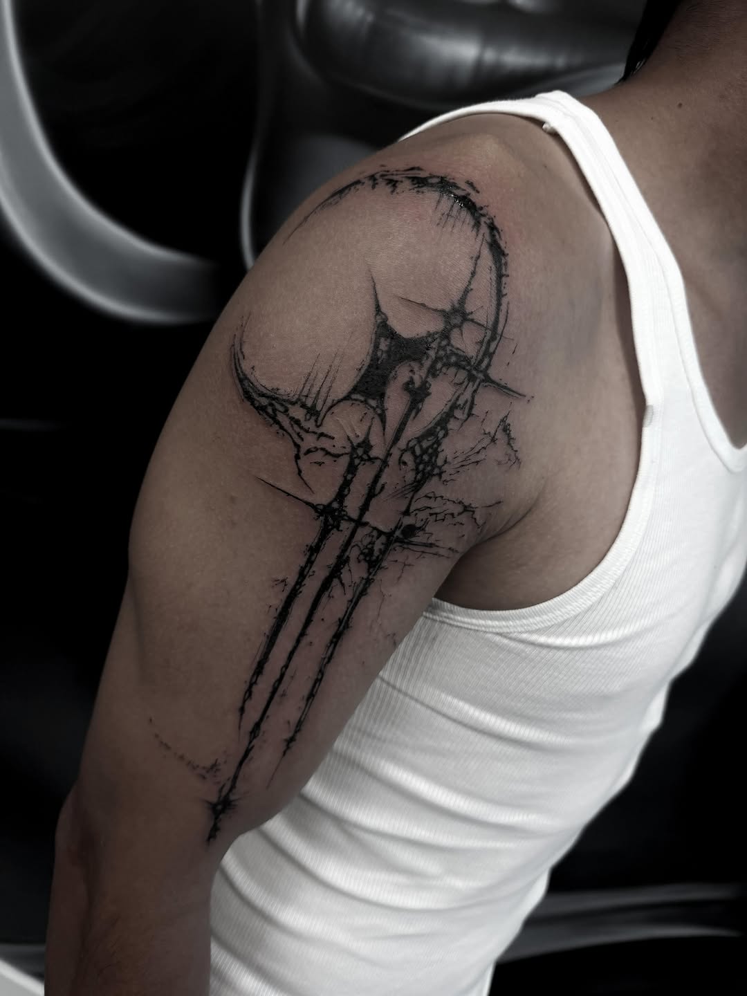 Tattoo by @bonnie_tatt2oos โ blackwork, sketch