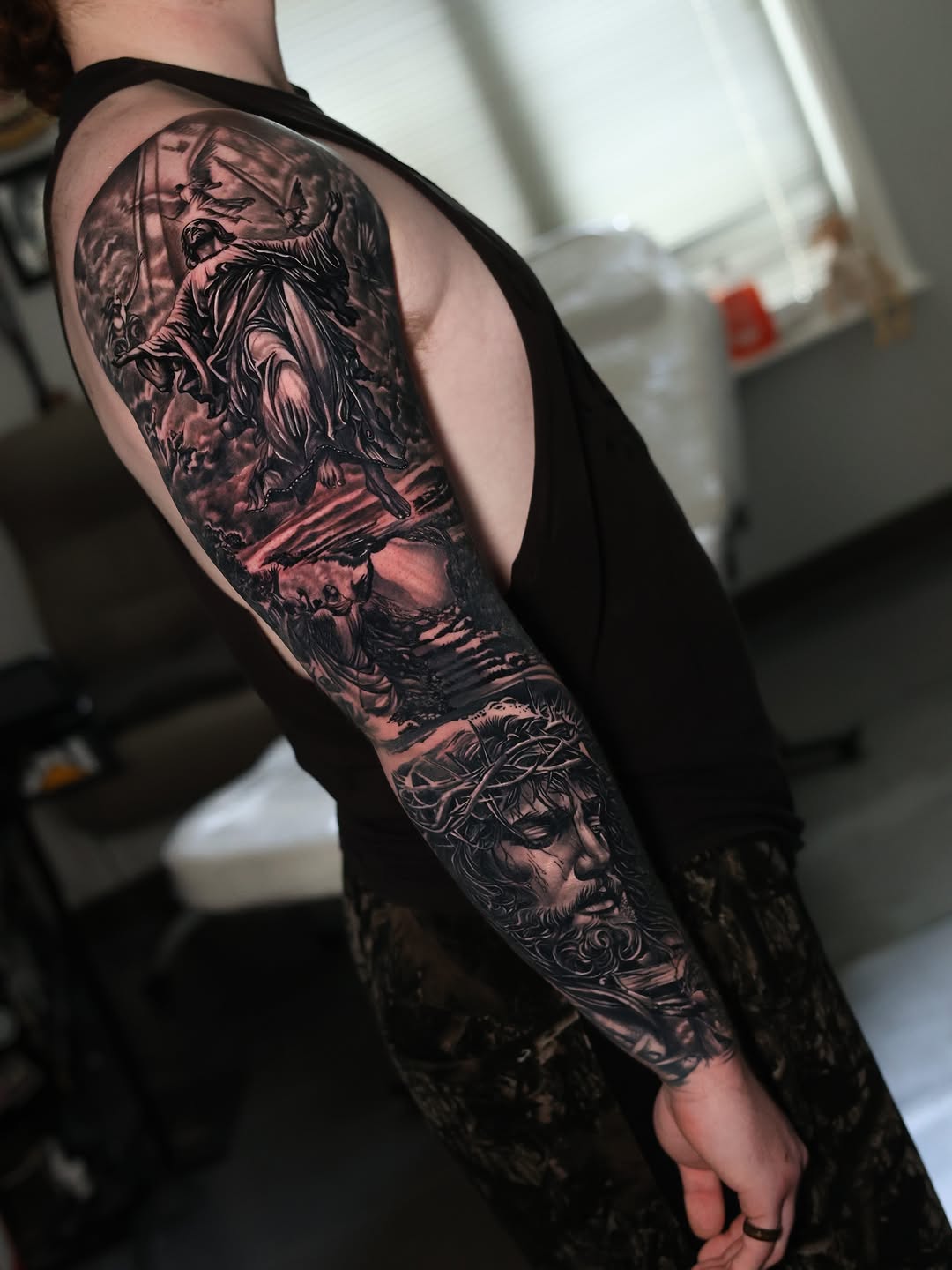 Tattoo by @bigg_pimpingg — realism, black_and_grey