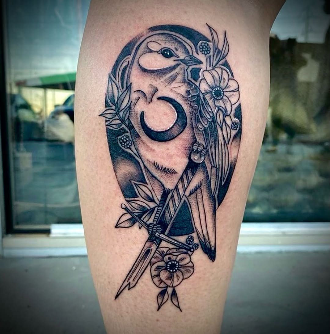 Tattoo by @kylehtattoo — black_and_grey, chicano