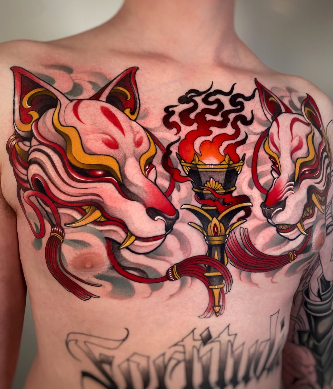 Tattoo by @august_tattooer โ japanese_irezumi, neo_traditional