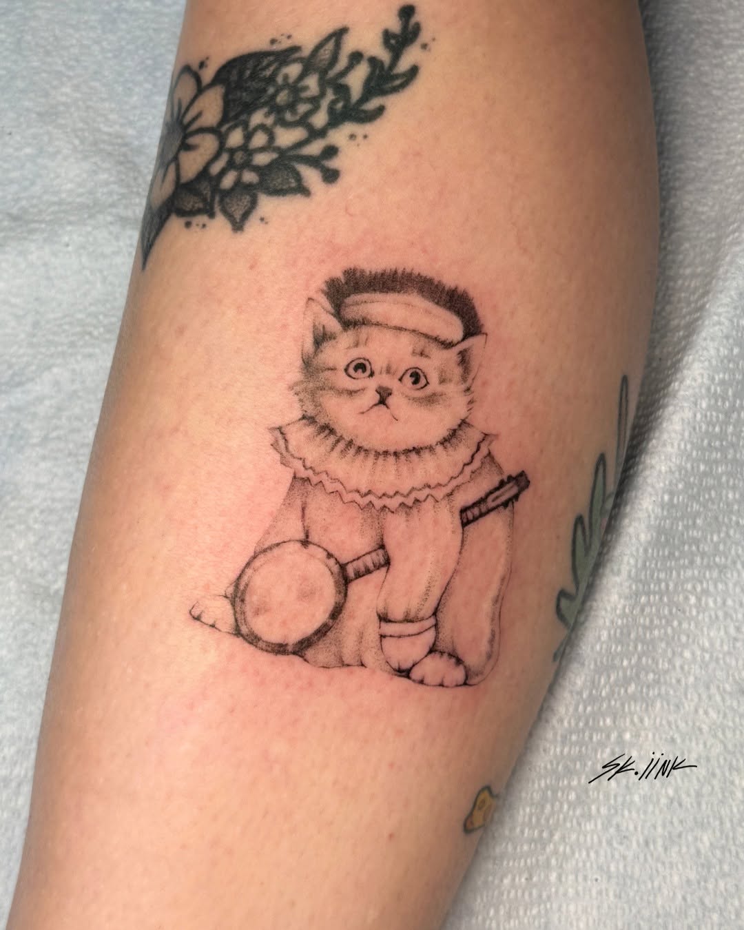 Tattoo by @sk.iink — illustrative, black_and_grey