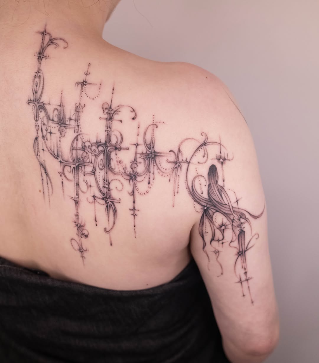 Tattoo by @gracillustrates — fine_line, ornamental