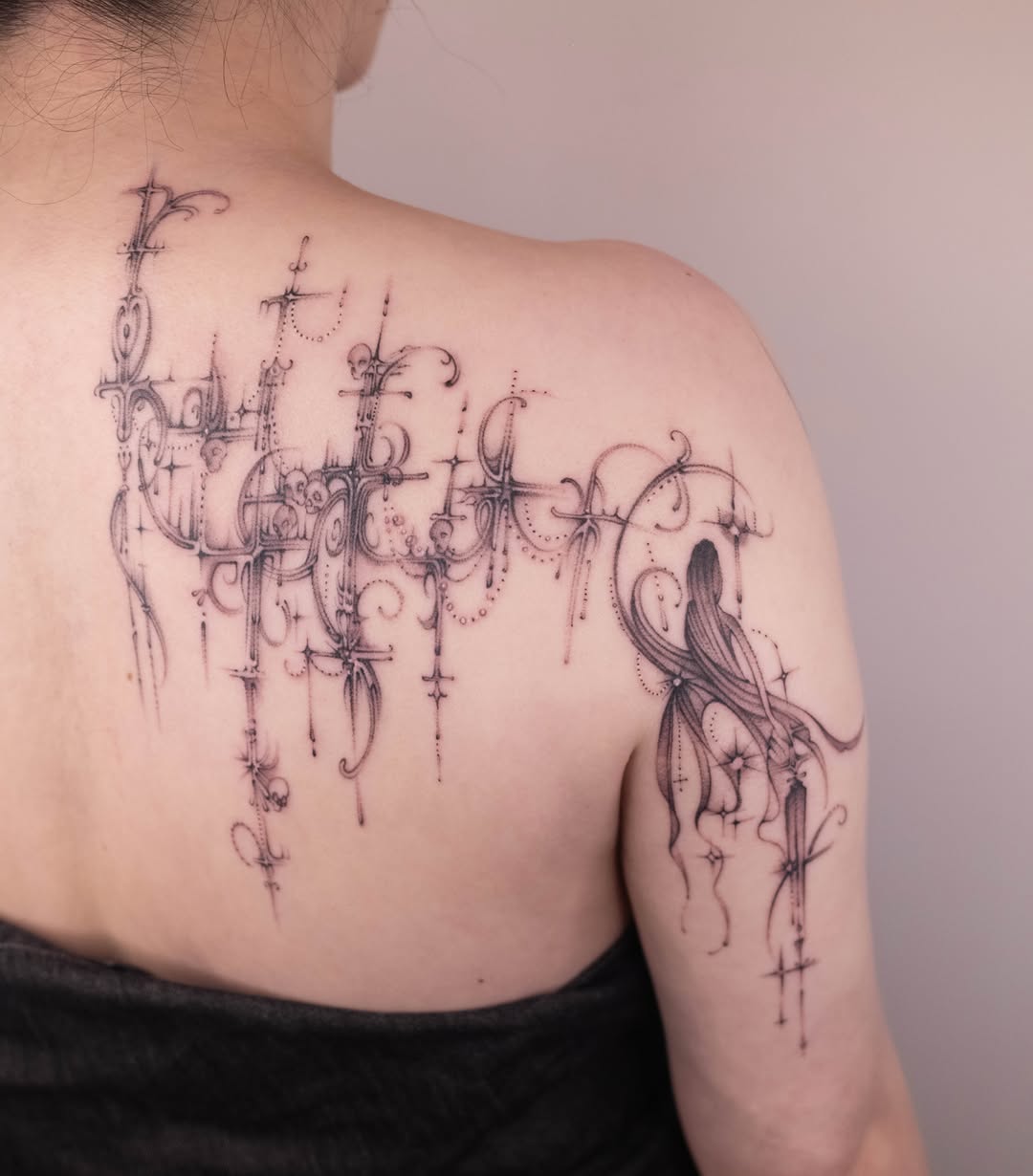 Tattoo by @gracillustrates — fine_line, ornamental