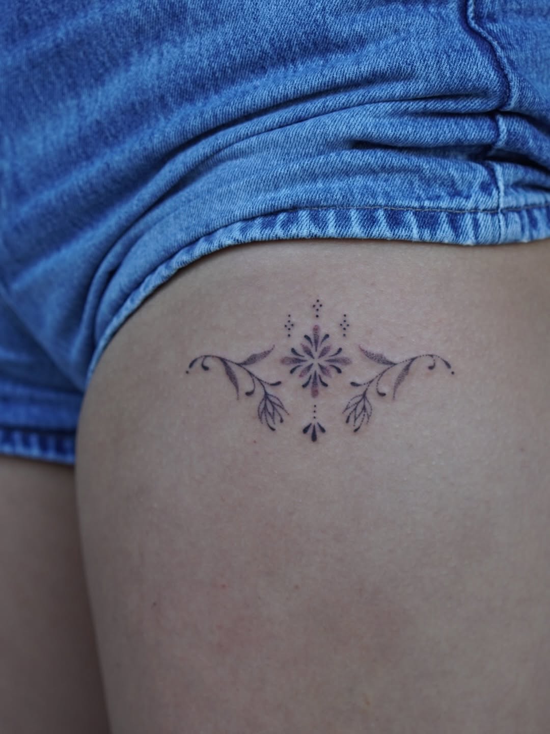 Tattoo by @poeticpokes — fine_line, ornamental