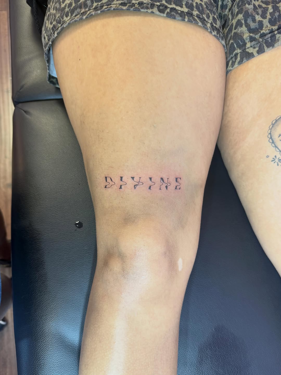 Tattoo by @azdjaystats — lettering_script, fine_line