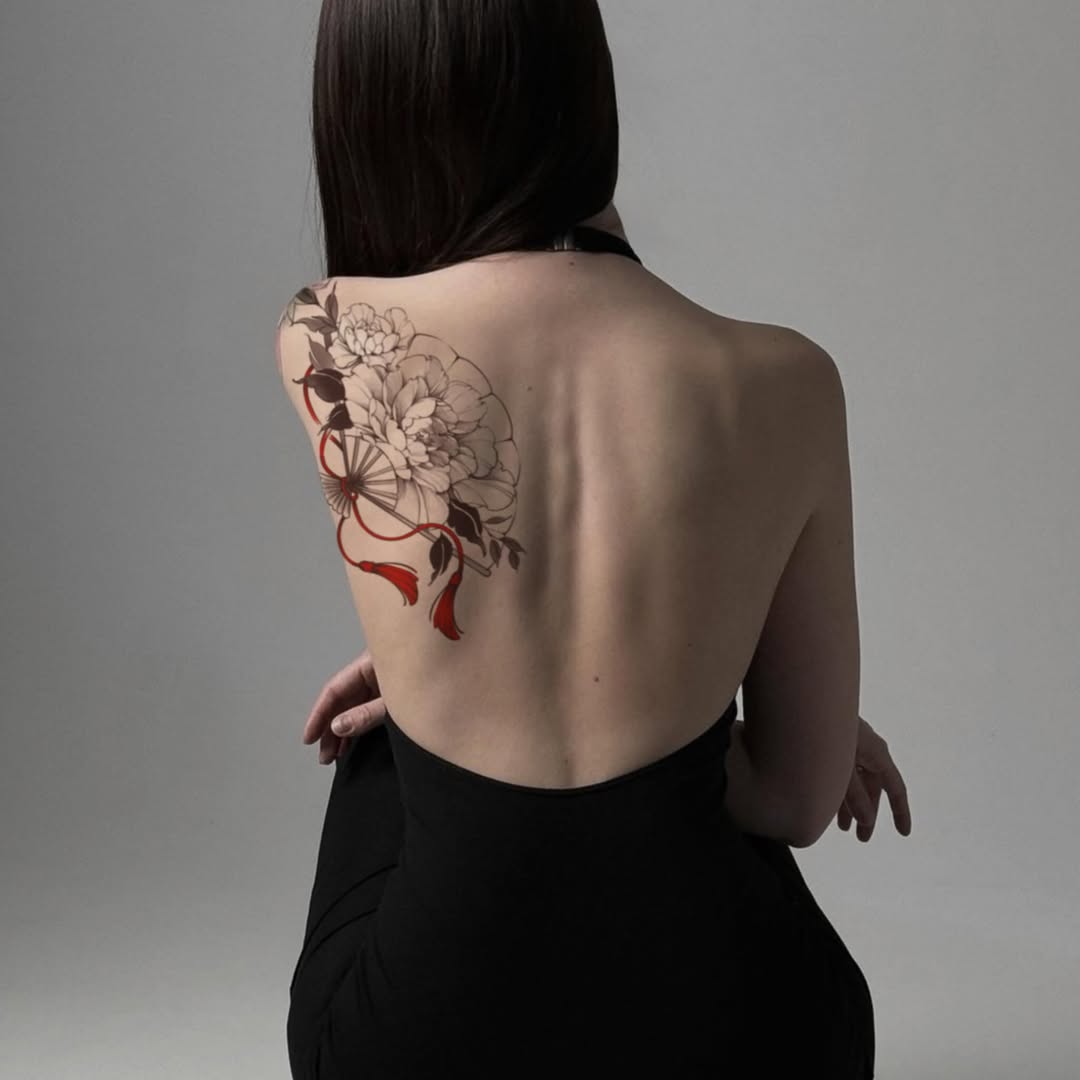 Tattoo by @celynity — japanese_irezumi, fine_line