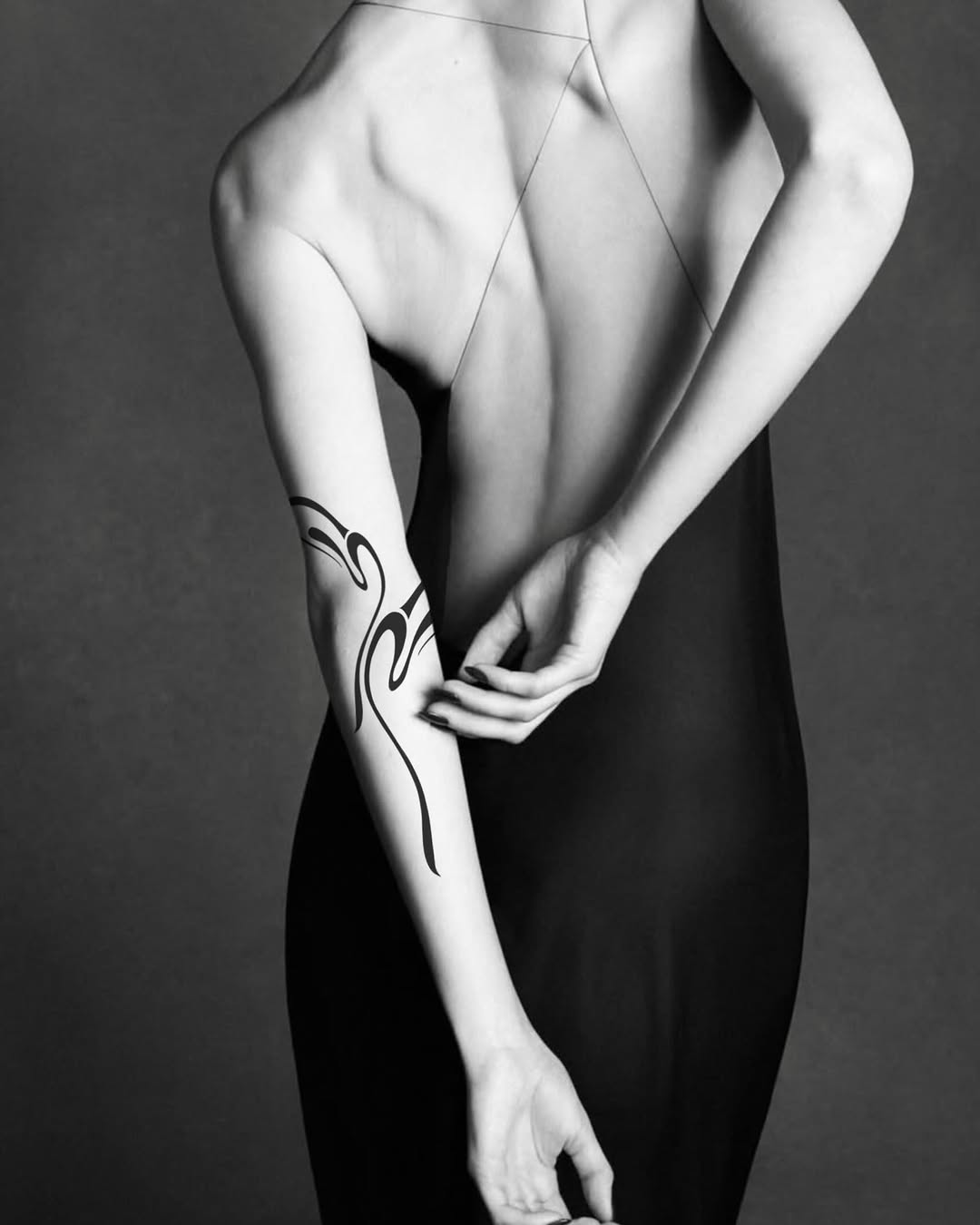 Tattoo by @nyxea.tattoo โ blackwork
