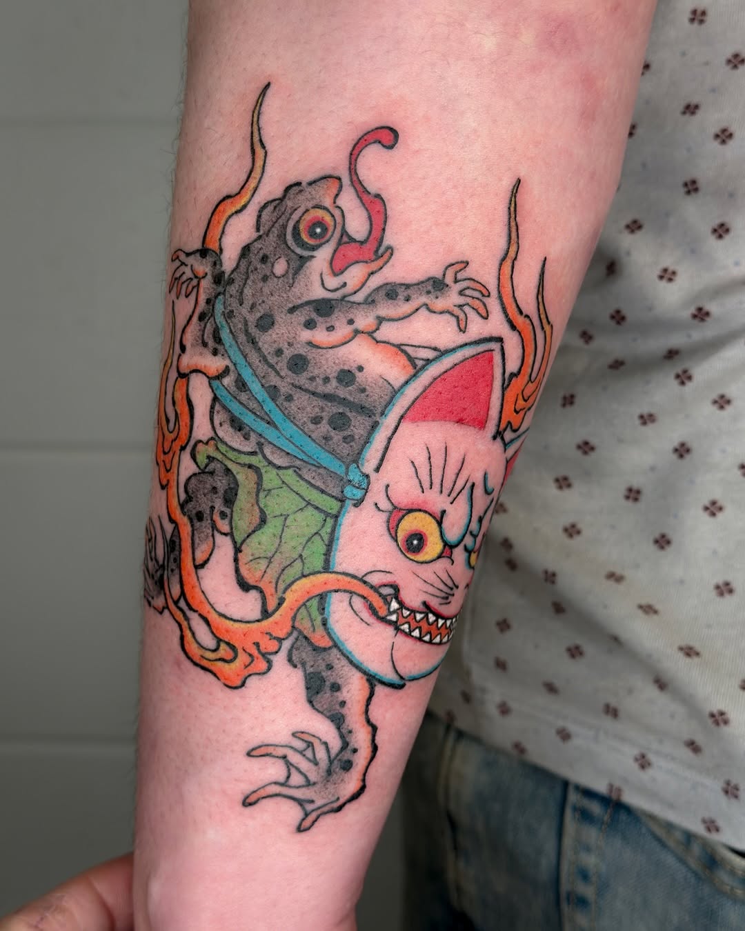 Tattoo by @manjitattoo — japanese_irezumi, illustrative