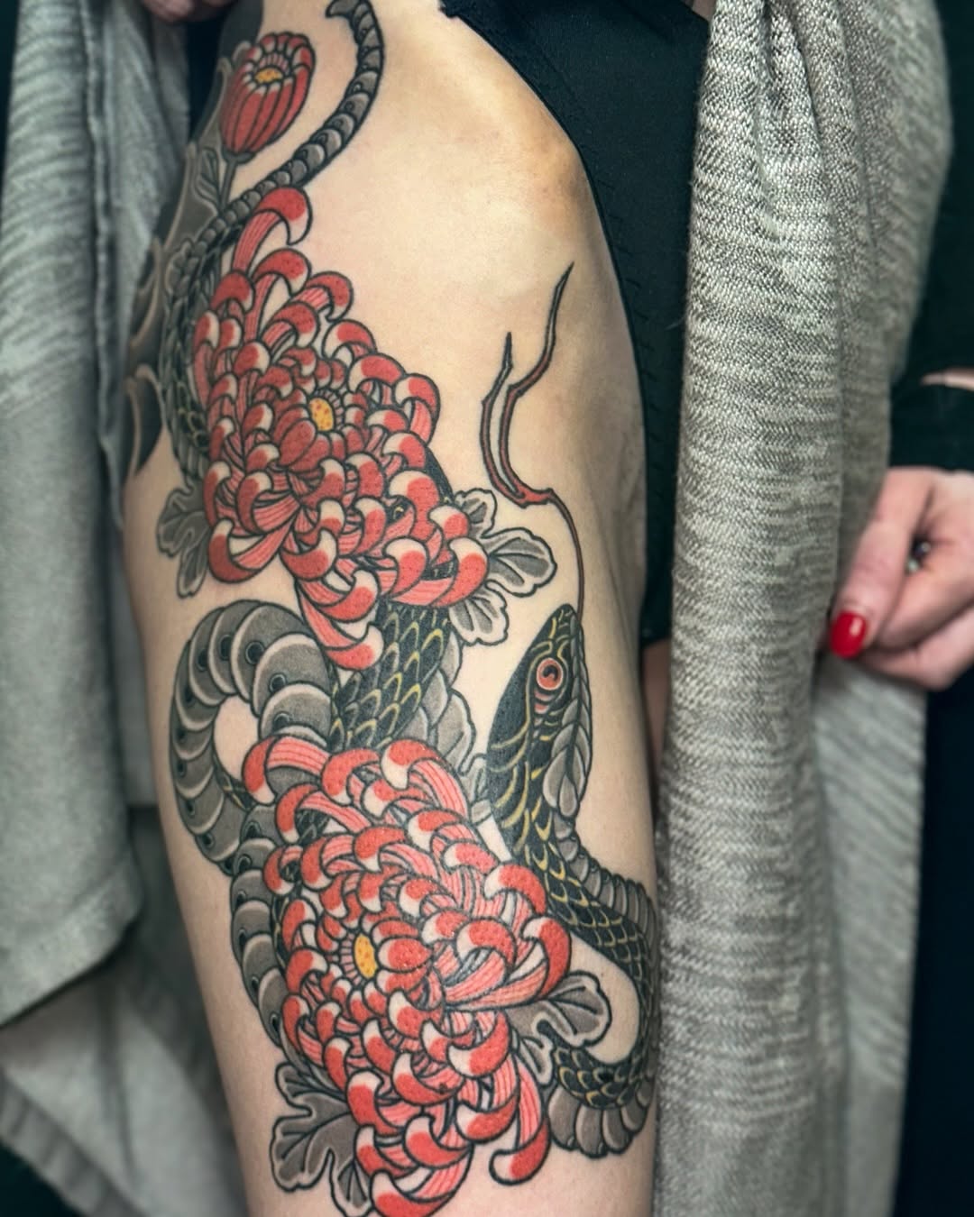 Tattoo by @manjitattoo — japanese_irezumi, illustrative