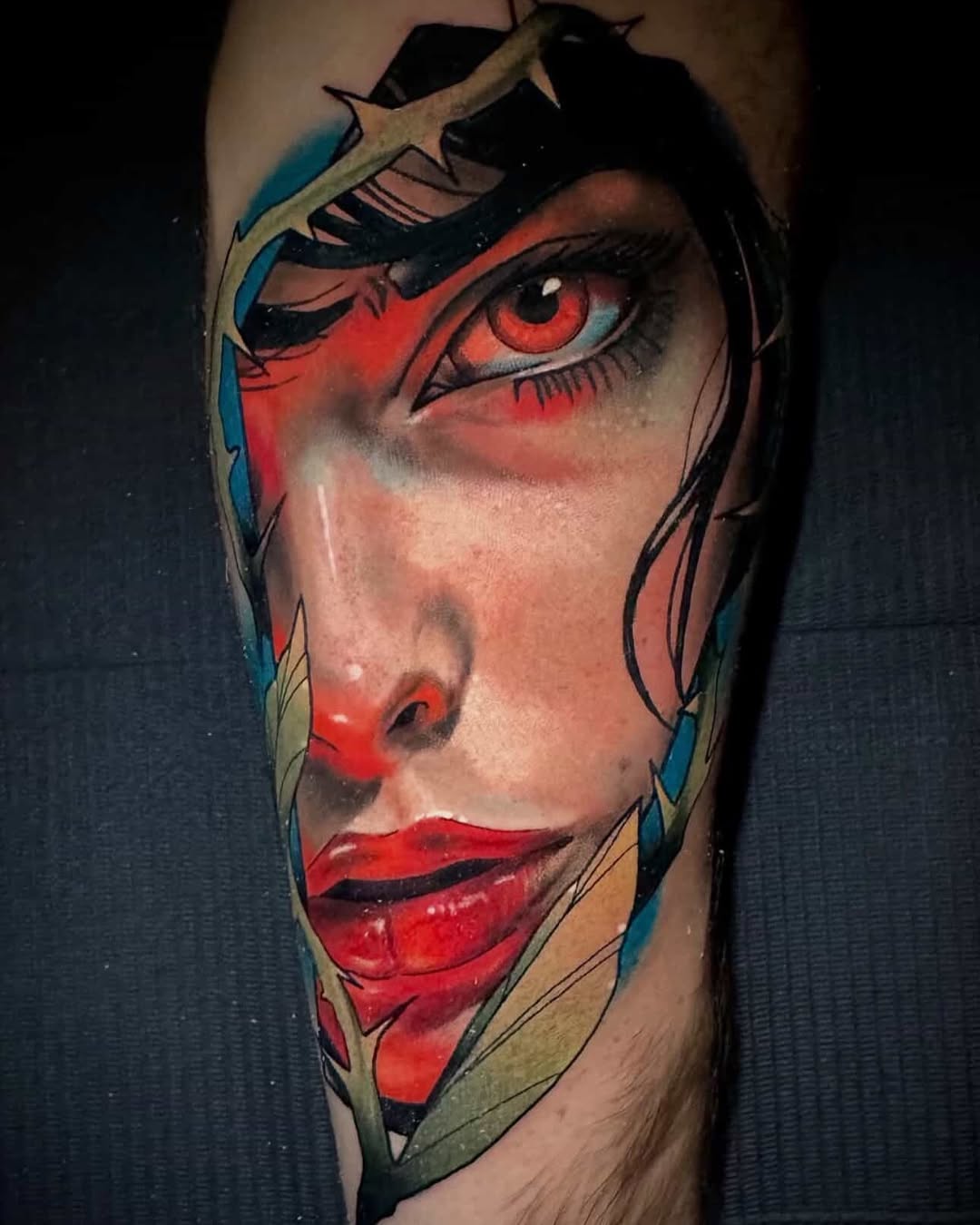 Tattoo by @mid_weston — realism, trash_polka