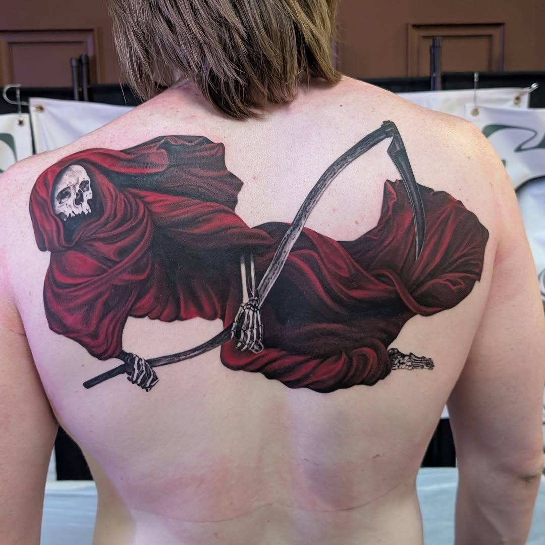 Tattoo by @arave.art โ realism, dark_realism