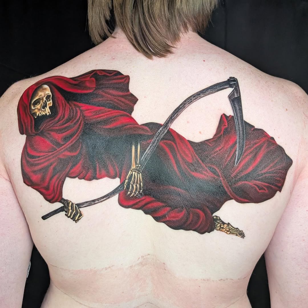Tattoo by @arave.art โ realism, dark_realism