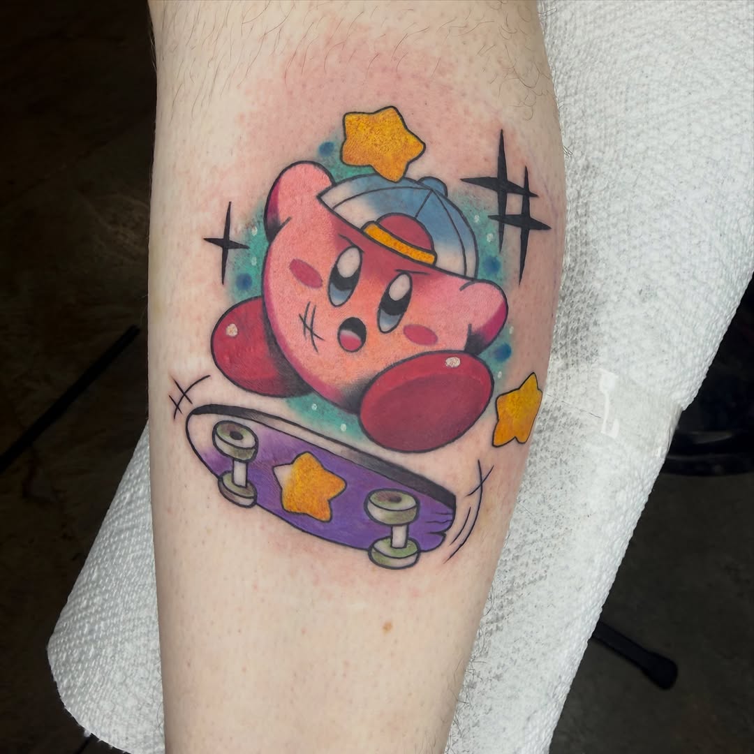 Tattoo by @chrisskon — illustrative, new_school